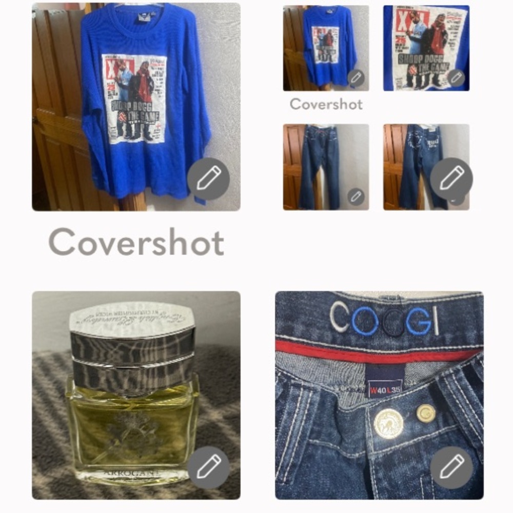 COOGI Royal Denim👖40x35L+Snoop Dog+Easy E 4X Top+ARROGANT New cologne .680Z